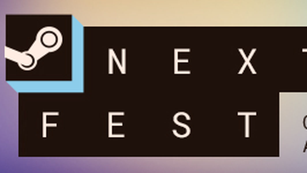 Steam Next Fest banner with the Steam logo
